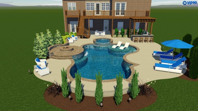 Clarksville  3D Pool Design Services